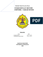 Makalah Teknik Proyeksi Bisnis