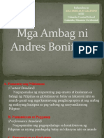 Mga Ambag Ni Andress Bonifacio