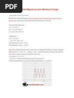 Contoh Soal Nilai Maksimum Dan Minimum Fungsi Trigonometri