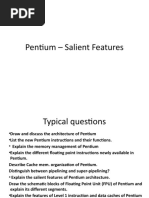 Pentium - Salient Features