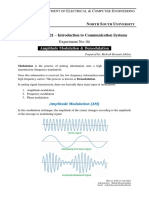 Amplitude Modulation & Demodulation Lab (NSU