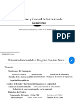 Planeación y Control de la Cadena de Suministro