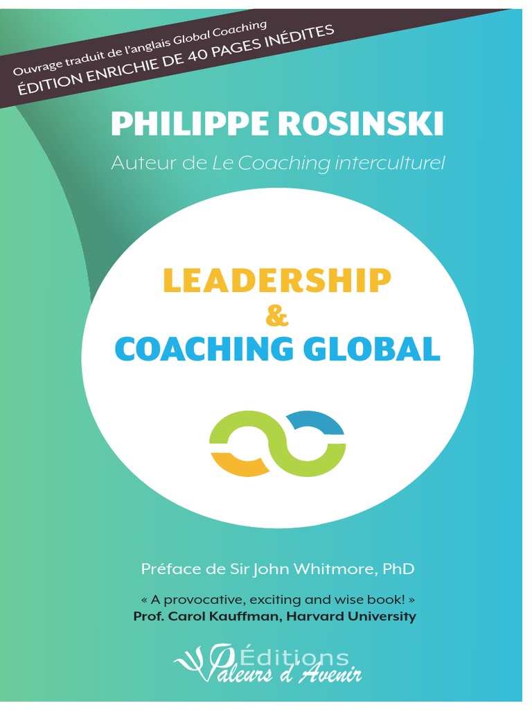Leadership Et Coaching Global De Philippe Rosinski Pdf Developpement Durable Spiritualite