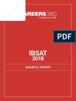 IBSAT Sample Paper PDF