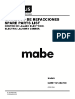 Catalogo de Refacciones Mabe Clme71214bat00