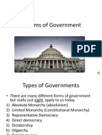 Forms of Government