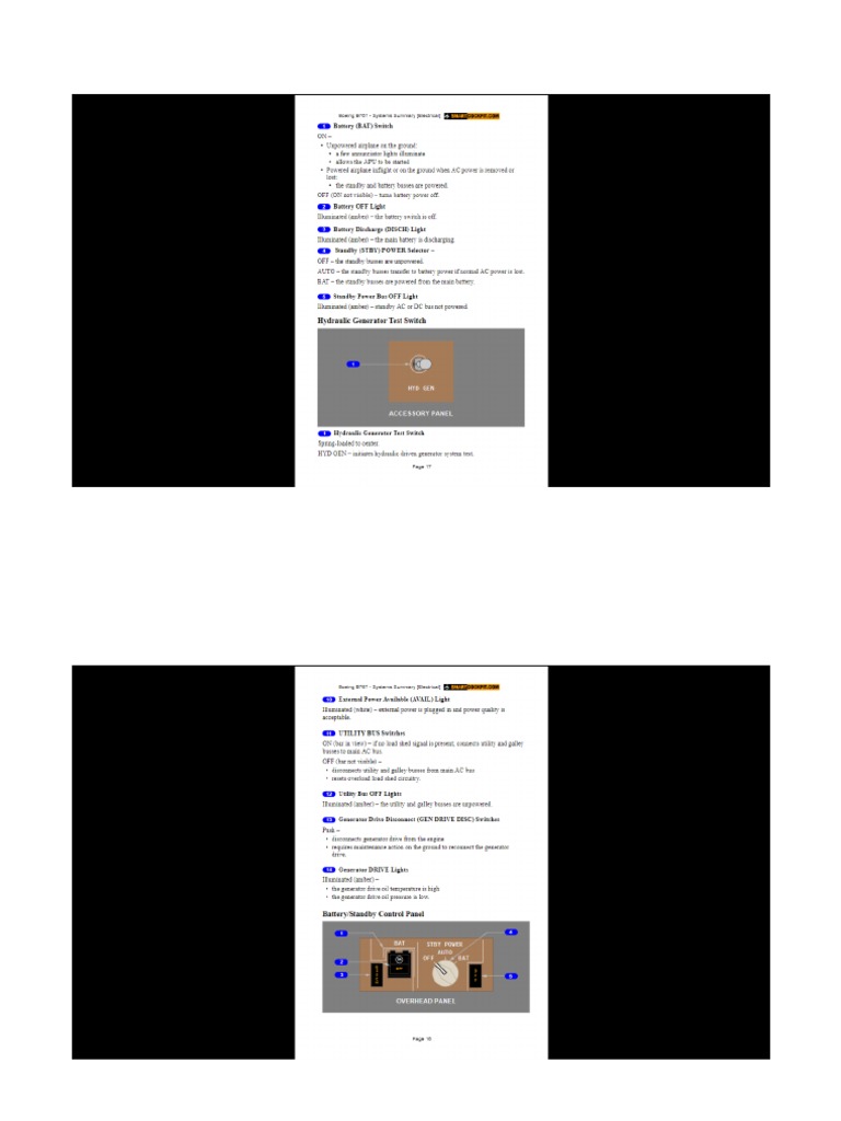 B767 Electrical Distribution Pdf