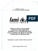 Agenda de trabajo de la madre comunitaria para orientar el desarrollo de las sesiones educativas con los usurarios del proyecto de hogares comunitarios de bienestar FAMI.pdf