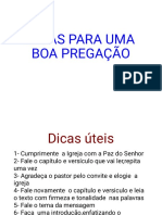 Dicas de Homilética