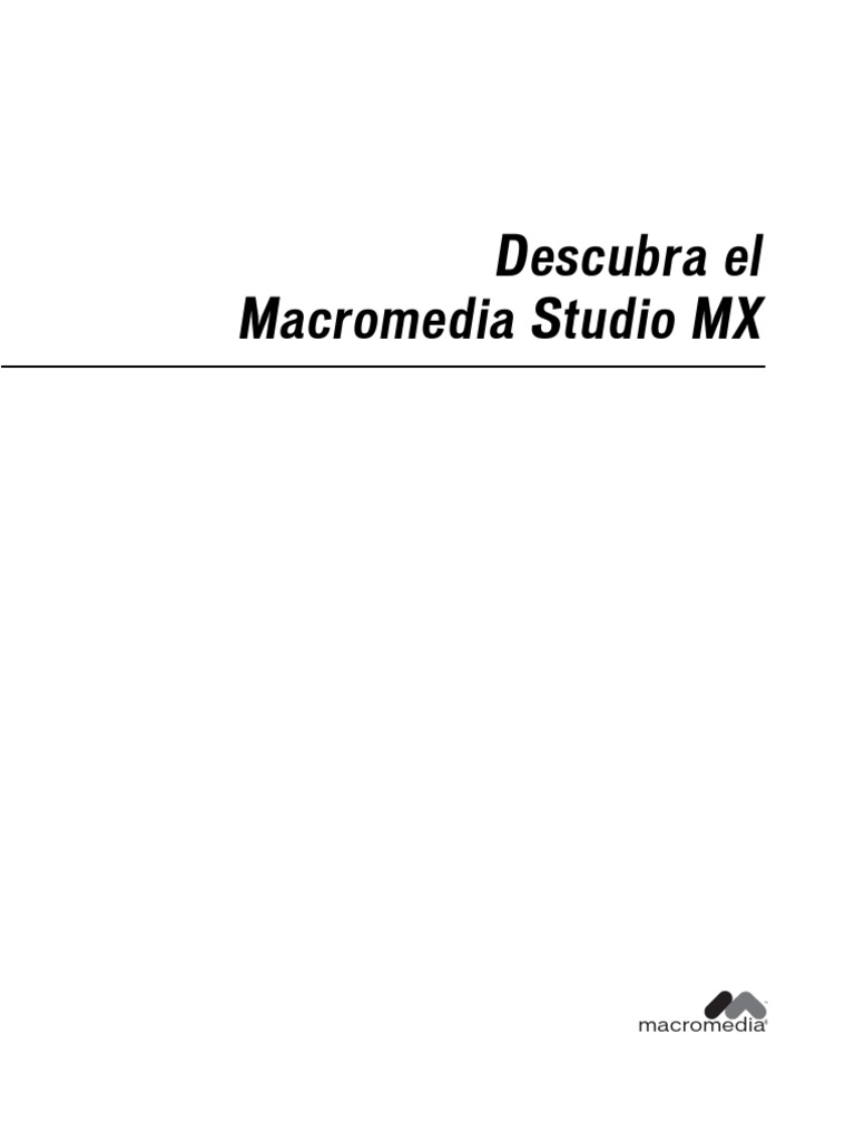 Manual de Macro Media Studio MX | PDF | Adobe Dreamweaver | Red mundial