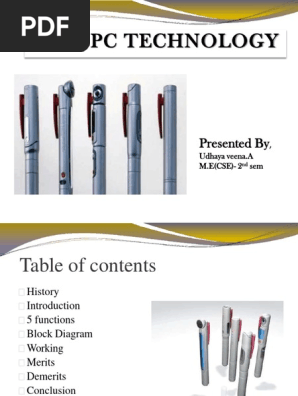 5 Pen Pc Technologyfinalppt