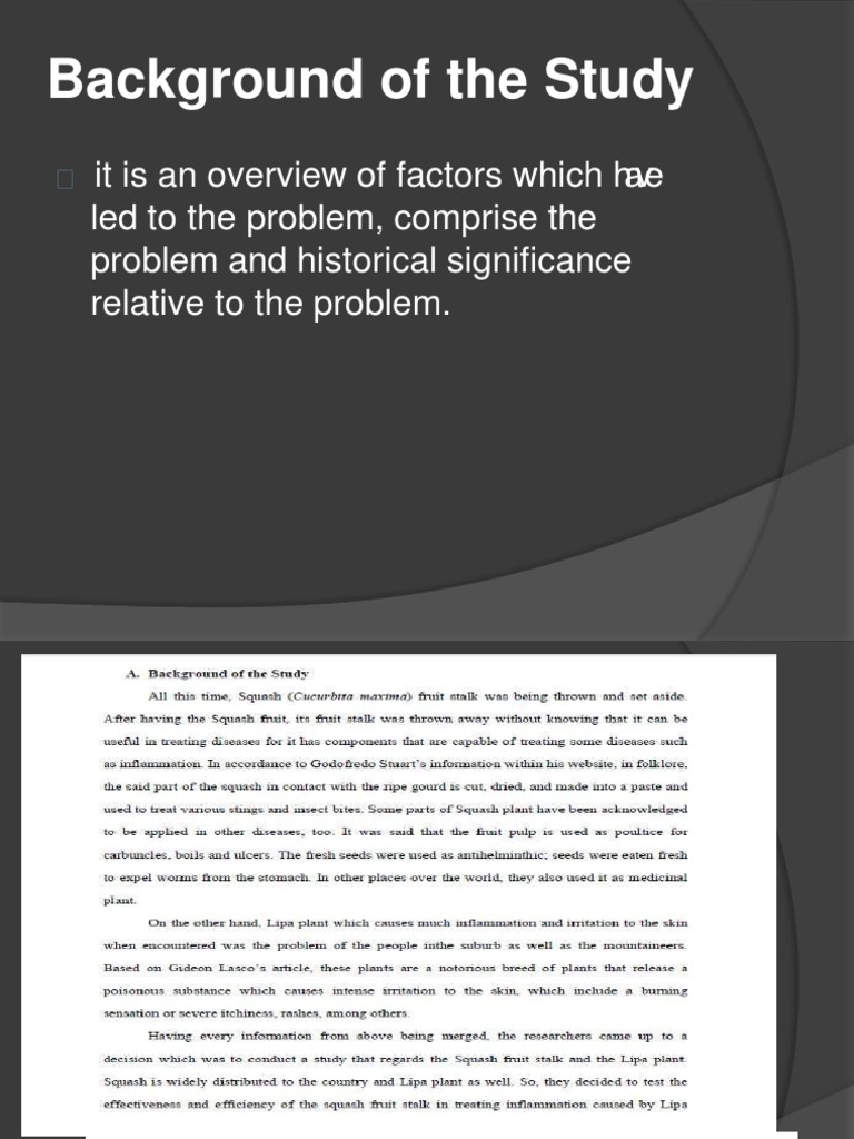How To Write Chapter 1 Research | PDF | Hypothesis | Dependent And ...