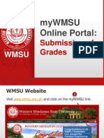 WMSU-ESU - Online Submission of Grades