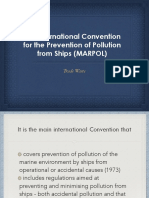 The International Convention For The Prevention of Pollution From Ships (MARPOL)