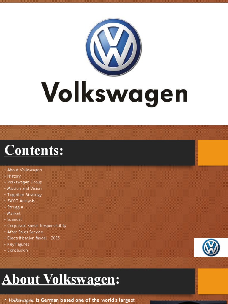 Volkswagen Group: Vision and Strategy 2025 | PDF | Volkswagen ...