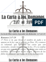 3) La Carta A Los Romanos 2.17 - 3.19