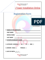 Reliance Jio Tower Installation Online: Registration Form