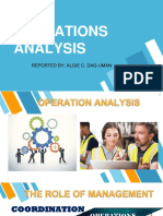 Operations Analysis Report on Managerial Control and EDP (39