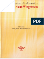Bhartrhari and Wittigenstein Word and Sentence two Perspectives Sibajiban Bhattacharya Sahitya Akademi (Articles).pdf
