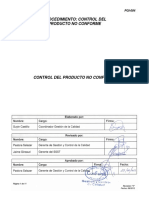 PGI-004 Rev. 3 Control Del Producto No Conforme