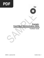 Sample Coaching Communication Skills PDF