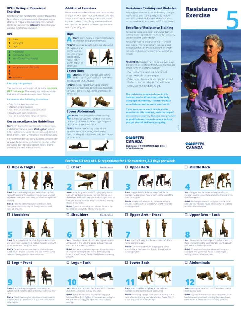 Resistance Exercise Resistance Training and Diabetes Additional
