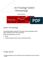 Anatomi Fisiologi Sistem Hematologi