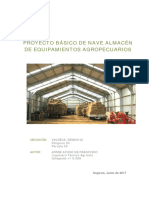 Proyecto Básico de Nave Almacén de Equipamientos Agropecuarios PDF