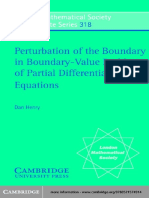 (London Mathematical Society lecture note series 318) Dan Henry, Jack Hale, Antônio Luiz Pereira-Perturbation of the boundary in boundary-value problems of partial differential equations-Cambridge Uni.pdf