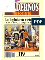 Cuadernos de Historia 16 119 La Inglaterra Victoriana 1985 PDF