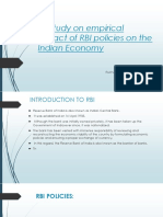 Comprehensive Project on impact of monetary policy of india