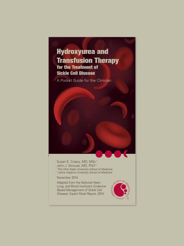 Sickle Cell Hydroxyurea | PDF | Blood Transfusion | Evidence Based Medicine