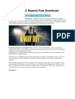 A Way Out PC Repack