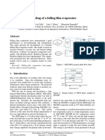 Modeling of A Falling Film Evaporator: A A B A B