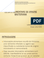 Infectii Alimentare de Origine Bacteriana