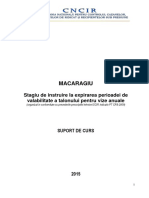 Curs Stagiu de Pregatire Macaragiu - 2015 PDF