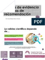 Clasificaciones de la evidencia científica en medicina