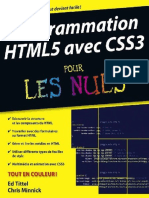 Programmation HTML5 Avec CSS3 P Ed TITTEL