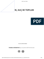 Hukuk, Suç Ve Toplum PDF