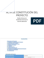Acta de Constitución