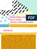 Developing Speaking Skills Using