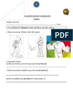 Evaluacion de Lenguaje y Comunicación