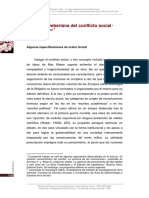 La Visión Weberiana Del Conflicto Social