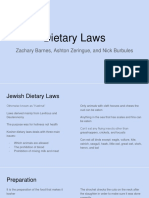 Dietary Laws: Zachary Barnes, Ashton Zeringue, and Nick Burbules