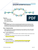 5.2.3.4PacketTracer ComparingRIPandEIGRPPathSelectionInstructions