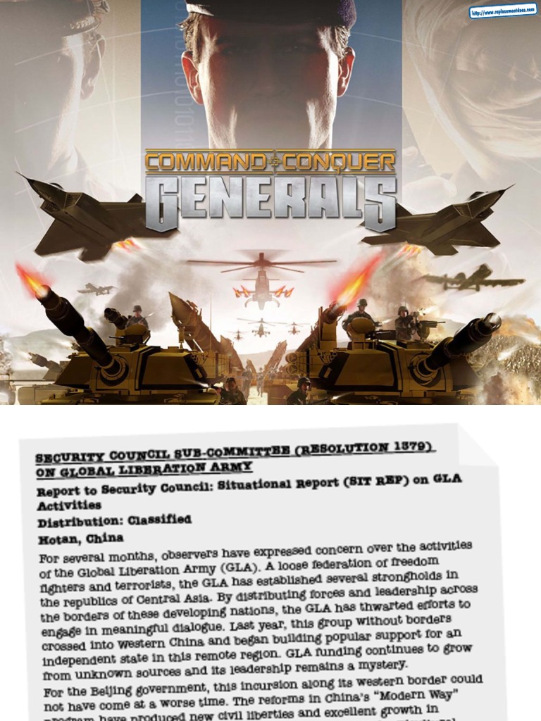 Command and Conquer - Generals - UK Manual - PC | PDF | Microsoft ...
