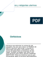 Oxitócicos y relajantes uterinos: fármacos para inducir o inhibir contracciones