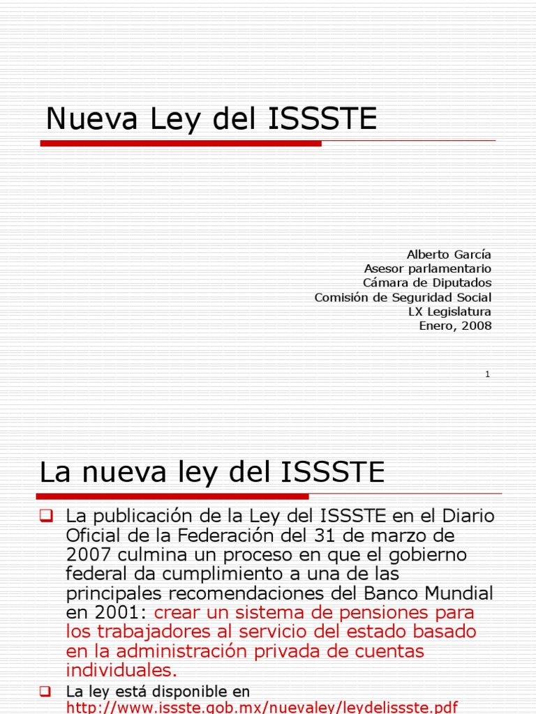 Nueva Ley del ISSSTE y Pensiones 2023 | PDF | Pensión | Gobierno