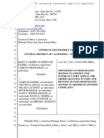 Opposition to Motion to Certify for Interlocutory Appeal [Dkt #48] as Filed 04-15-19