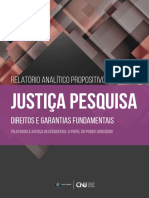 Relatório Analítico Propositivo: Justiça Pesquisa